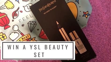 ysl no need to sleep makeup gift sets|ysl parisienne gift set.